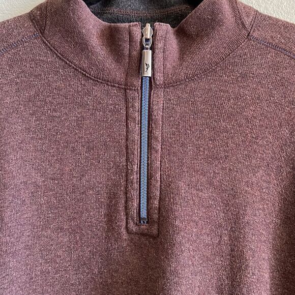 Tommy Bahama Reversible Half Zip Pullover - Picture 2 of 6